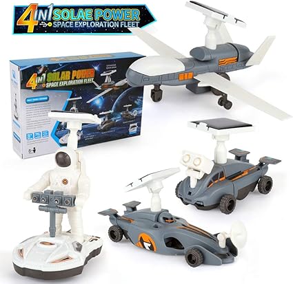 4 in 1 educational solar robot