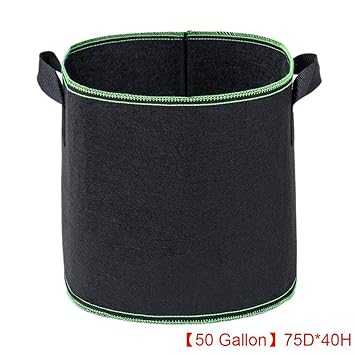 Masterein 50 Gallon Anlage wachsen Beutel verdickte Strap Griffe Non-Woven Gewebe Töpfe Stammcontainer Pflanz Pouch Fluoreszi