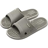 Massage Slippers for Women Men Acupressure Foot Plantar Fasciitis Sliders House Ladies Reflexology Sandals Shower Shoes Non-Slip Quick Drying Pool Beach Indoor Outdoor
