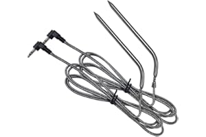 BBQ Future 2-Pack BBQ Grill Meat Temperature Probe for Camp Chef Pellet Grills, Stainless Steel PRO Digital Thermostat Probe