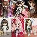 DoubleWood 12inch Dolls Clothes Accessories 1Set= Long Letter T-Shirt + Lace Dress 1/6 Fashion Doll Clothing Suit for Blythe Takara Azone Dress Up for 11.5 Inch Girl Doll
