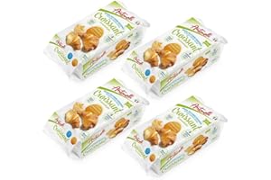 DORA3 Croissant Di Pastasfoglia - Italian Pastry No Added Sugar Pastry Cream - Healthy Snack Box Ideal for Breakfast & Dessert - 300g Each - Pack of 4