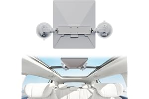 FIUTY Starlink Mini Suction Mount, 3 Positions with 360° Adjustment for Starlink Mini Mounting on Windows, Large Suction Cups for Stronger Suction, Easy Disassemble, Sunroofs, RVs, Boats, and Road Trips