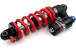 JFOYH Adjustable Oil+Coil Spring Rear Shock Suspension, Shock Absorbers For Downhill MTB Bike/E-bike, 190mm/200mm/210mm/220mm/240mm X 550lbs