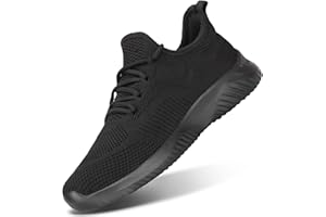 Flysocks Mens Slip On Sneakers Non Slip Work Shoes Lightweight Mesh for Casual Tennis Running Walking Shoes