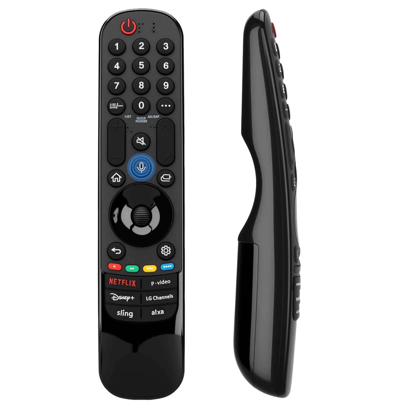 HESUNSE Replacement for LG TV Remote, for 2019-2025 LG Magic Remote Control for smart TVs, for MR25GA/MR24GA/MR23GA/MR22GA/MR21GA/MR20GA with Voice and Pointer Functions. 1-Year Warranty