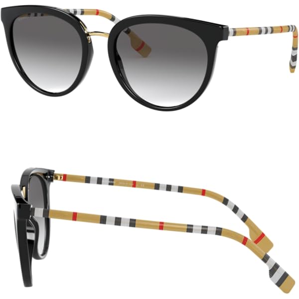 Amazon.com: BURBERRY BE4407 Cat eye Shape Acetate Sunglasses  display picture 1