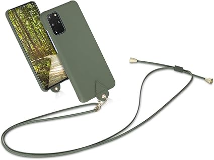 Amazon Co Jp Kwmobile 対応 Samsung Galaxy S Plus クロスボディ ケース ネック ストラップ付き スマホ シリコン カバー 首かけ 斜めがけ 家電 カメラ