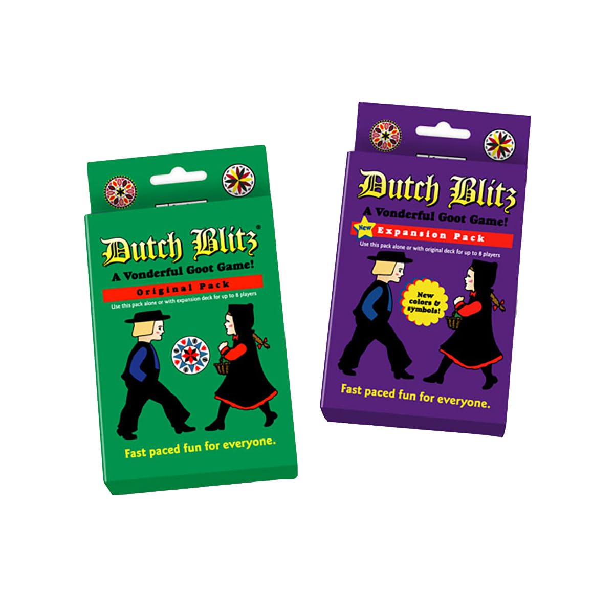 Photo 1 of Dutch Blitz: Original and Purple Expansion Combo, Fast Paced Card Game, Fun for Everyone, Great Family Game, Combine Packs to Play with up to 8 Players, for Ages 8 and Up