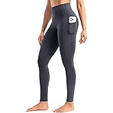 ENERBLOOM Women's Workout Leggings with Pockets Yoga Pants 25"/28" High Waisted Athletic Tights Soft Gym Lounge Activewear