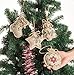 HUAN XUN Christmas Tree Ornaments Stocking Decorations - 8pcs Christmas Stocking Tree Ball Star Holiday Party Decor