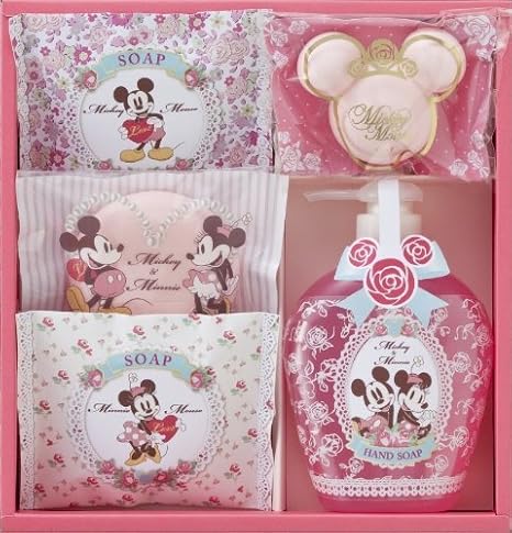 Amazon Co Jp ディズニー ミッキー ミニー ハッピーローズギフト 石鹸 ソープ キャラクター ディズニー ミッキーマウス ミニー 人気 かわいい ギフト 贈り物 プレゼント ギフトセット 御祝 お返し 御挨拶 バスギフト ホーム キッチン