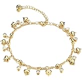 Star Jewelry Heart Ankle Bracelet For Women Gold Adjustable Beach Chain Anklet Foot Jewelry