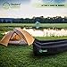 Inflatable Lounger Outdoor Air Sofa - Best Portable Summer Beach Camping Couch Hammock Chair Ideal For Music Festivals Lakeside Pool Float Picnics Hiking Park Travel Gift Hangout Indoor Sleep Parties