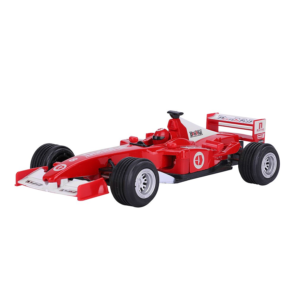 ITODA 1:32 Scale Ferrari Pull Back Racing Car Race Play Toy F1 Convertible Die Cast Plastic Model Car Vehicle Early Education Toy Funny Cool Gadgets for Boys Girls Birthday (16.5x7.5x6.5cm)