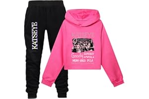 KATSEYE Girls Hoodie Set Kids Sweatshirt Pants Suit 2pcs Sportswear Music Tracksuit Casual Outfits Tracksuit