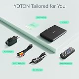 YOTON 12.5in Portable DVD Player with 10.5in Swivel Screen Black view 9