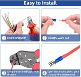 Flintronic 350Pcs Crimp Connectors 0.5-6mm² Male Female Insulated Terminal Set view 4