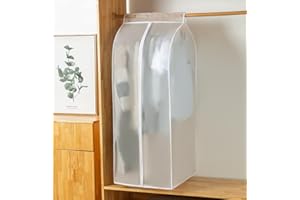 XIAKE Garment Bags M/oth-proof Dust Cover Coat Hanging Clothes Storage Bag Premium Thickened Clothing Organizer Moisture-proof Dust-proof Clothes Cover