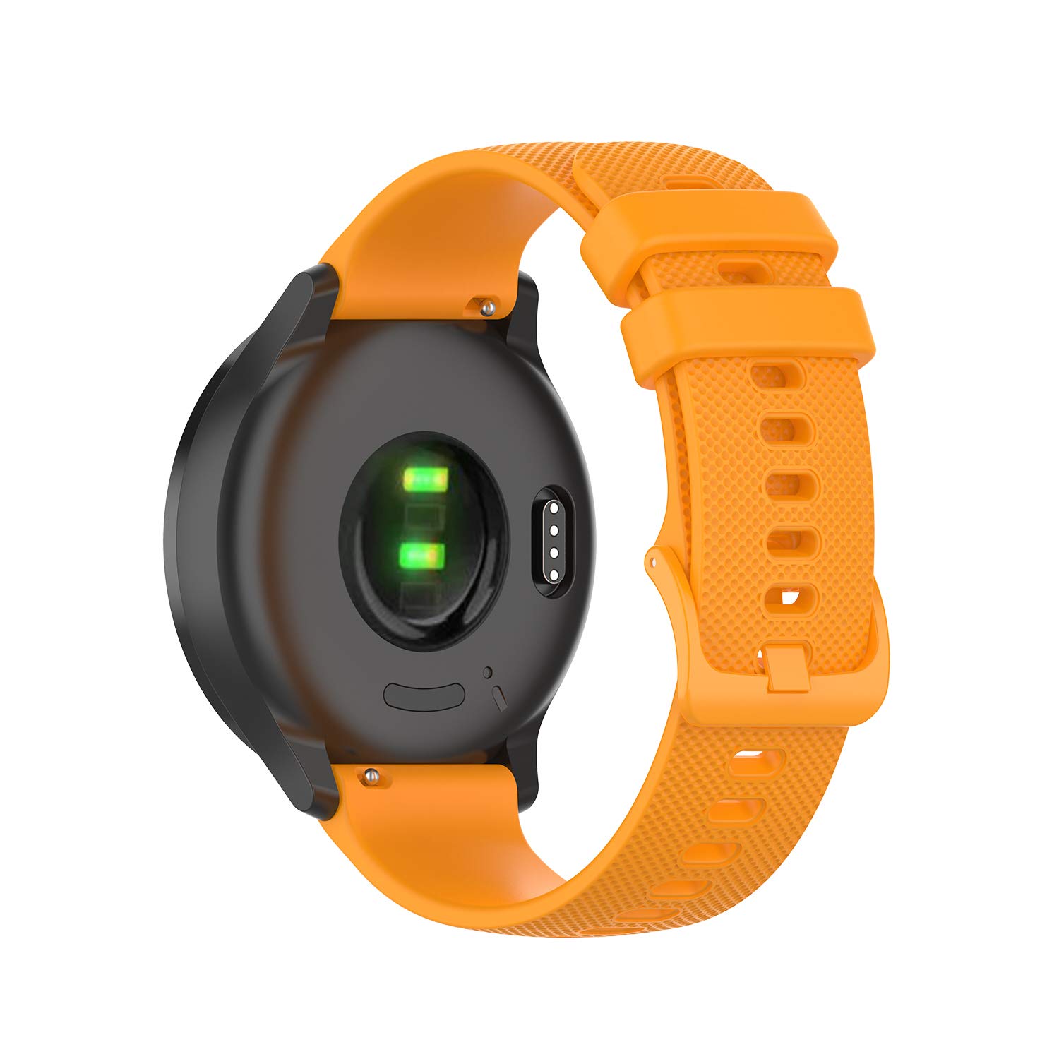 REYDA Silicone Strap Compatible for Garmin Venu Sq 2/Sq/2 Plus/Venu, 20mm Quick Release Strap Silicone Bracelet Wristband Replacement Band for Garmin Vivomove 3/HR/Luxe/Sport/Style/Trend