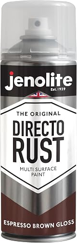 Jenolite Directorust Gloss Spray Paint Espresso Brown 2 x 400ml view 4