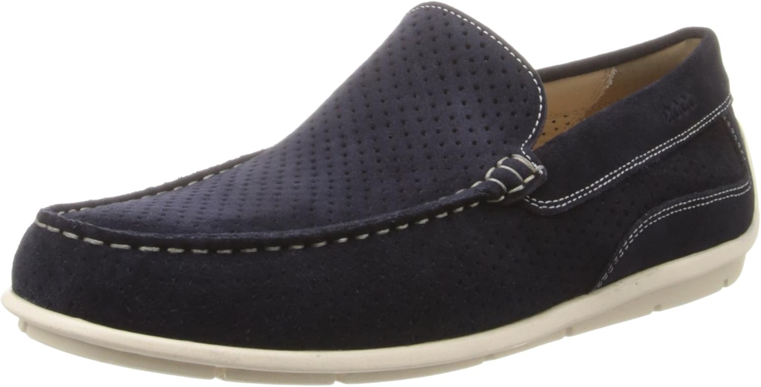 ecco moccasin mens purple