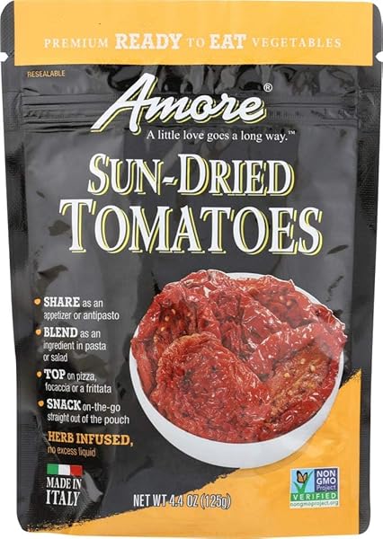 AMORE SUN-DRIED TOMATOES – READY TO EAT SNACK...