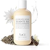 VoCÊ Haircare Natural Hydrating Conditioner - Rinse | Deep Moisturizing, Anti-Frizz, Sulfate-Free, Non-Toxic, Vegan Haircare for Women and Men with Shea Butter, White Tea, Vanilla Cactus (8.5 oz)