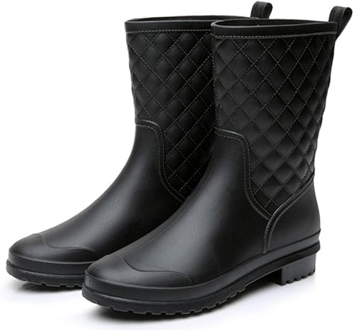 Amazon アイアート レインブーツ レディース ガールズ 完全防水 長靴 長ぐつ レインシューズ ロングブーツ 大人 女の子 おしゃれ ショート丈 雨靴 梅雨対策 23cm 25 5cm 大きいサイズ ブーツ ブーティ