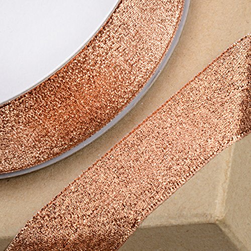 CLUB GREEN Lurex Ribbon MET.Rose 25MMX25MT, Fabric, Rose Quartz, 13.7 x 13.7 x 2.6 cm
