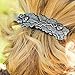 Oak Leaf Hair Clip, Hand Cast Metal Barrette Made in the USA with a Large 80mm Clip by Oberon Design. 1 Piece