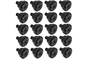 Lexziuo 20PCS Hard Disk Shock Absorbing Mounting Screws | Anti-Vibration Dampening Kit for 3.5" HDD Protection | Reduce Noise