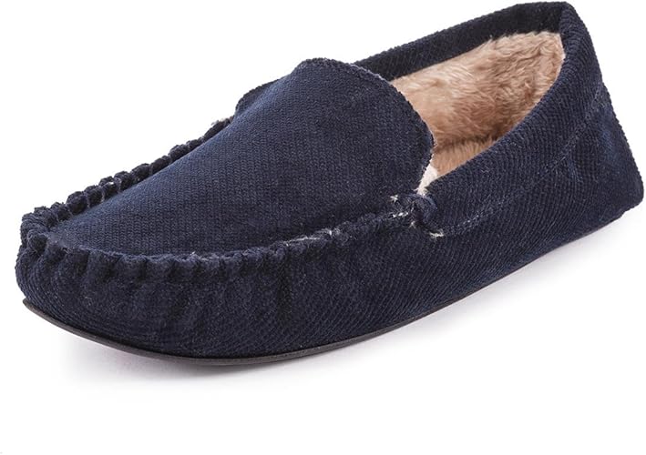 totes moccasin slippers mens