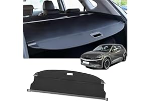 Vinomkii Cargo Cover fit for H-yundai Ioniq5 2022 2023 2024 for Retractable Trunk Rear Security Cover Shielding Shade Trunk Cover