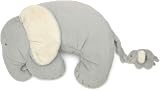 Mamas & Papas Tummy Time Roll Interactive Soft Baby Pillow Elephant & Baby