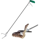 60&ldquo; Professional Snake Tongs - Extra Long Snake Catcher Tongs Grabber | Wide Jaw Handling Tool for Outdoor, Garden, and Emergency Use