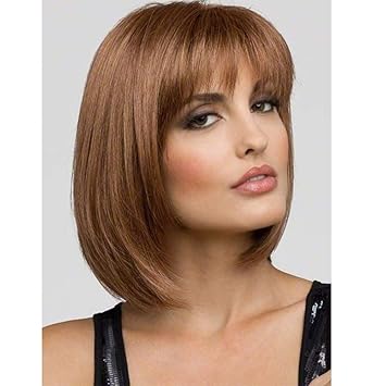 Asifen Wigs Short Bob Hair Wigs 14 Shoulder Length Straight With