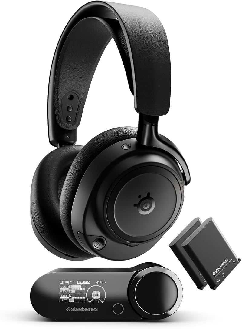 SteelSeries Arctis Nova Elite Hi-Res Wireless Headset 96kHz 24bit ANC OmniPlay