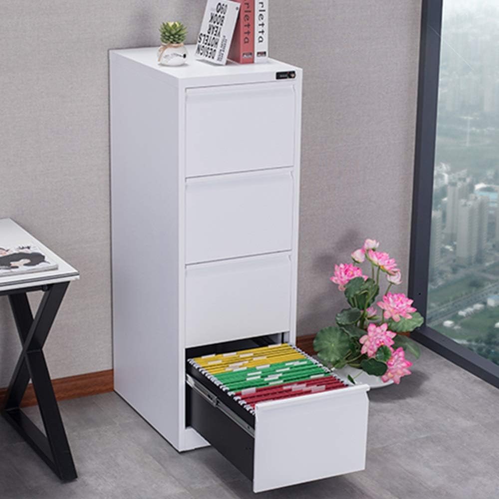 Chengbeautiful Filing Cabinet 4 Drawer Vertical File Cabinet Multi Drawer Cabinet Commercial Need To Assemble Drawers Maxi Filing Cabinet Color White Size 46x62x133cm Amazon Co Uk Kitchen Home
