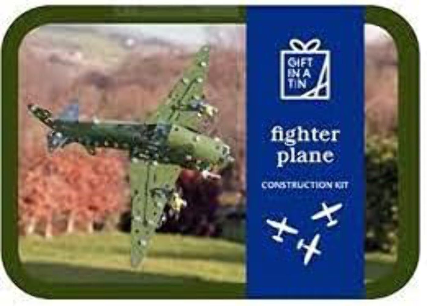 Apples to Pears Fighter Plane Kit Gift in A Tin Present Idea for Kids