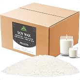 Waxcanpy Soy Wax, Natural Candle Wax, Organic Soy Wax for Candle Making from Farm, No Additives, Harmless and Pure (5lb)