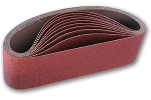 Ivy Classic 43066 Flex-Abrasive 3-Inch x 21-Inch 120 Grit Fine Resin Cloth Aluminum Oxide Sanding Belt, 10-Pack