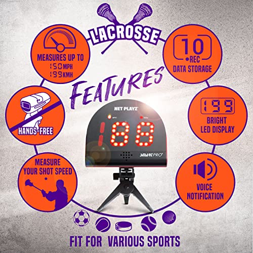 Lacrosse Radar Gifts Training Aids Speed Guns, Shot Speed Sensors, HandsFree Radar Guns
