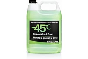 Windshield Washer Fluid -45°C, Ice & Frost Removal, 3.78L (1 Gallon) Anti-Freeze For Cars Windshields