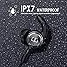 Wireless Headphones,Bluetooth Headphones. Bluetooth 5.0 IPX7 Waterproof 18 Hours Playback time with Magnetic Connection Sports earplugs High Fidelity bass Stereo with Microphone. Used for Fitnessthumb 4