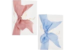 2 Set Wedding Vow Books Officiant Wedding Day Card Bride and Groom Bridal Shower Gifts Booklet Keepsake Vow Renewal Notebook 