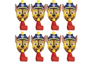 Unique 77432 Paw Patrol Party Blowers, 8 Count