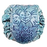 Cosmetic Bag Lazy Makeup Organizer, Fintie Waterproof Portable Drawstring Large Capacity Travel Toiletry Storage Pouch Case for Women Girls, Emerald Illusions