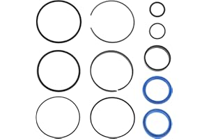 GDW Hydraulic Log Splitter Cylinder Rebuild Seal Kit for 4.0" Bore x 1.75" Rod Cylinder, (Pack of 11) Huskee Log Splitter Parts Hydraulic Cylinder Rebuild Kit (4.0" Bore x 1.75" Rod Cylinder)