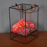 Keenso Bonfire Lamp Decor Iron Fireplace Light Safe Wide Application Room Type B view 9